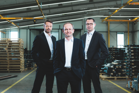 Knapp-Vorstand (v.l.n.r.): COO Franz Mathi, CEO Gerald Hofer und CFO Christian Grabner