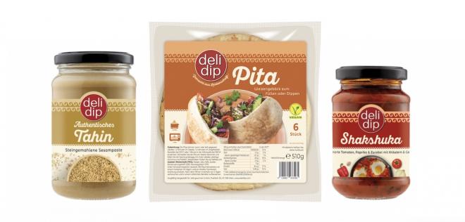 Als Ergänzung zum Hummus bietet deli dip auch ein vielseitiges Spezialitäten-Sortiment.