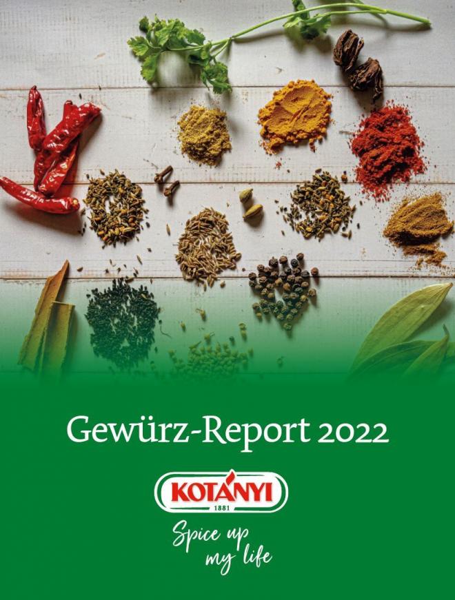Der Kotányi Gewürz-Report 2022
