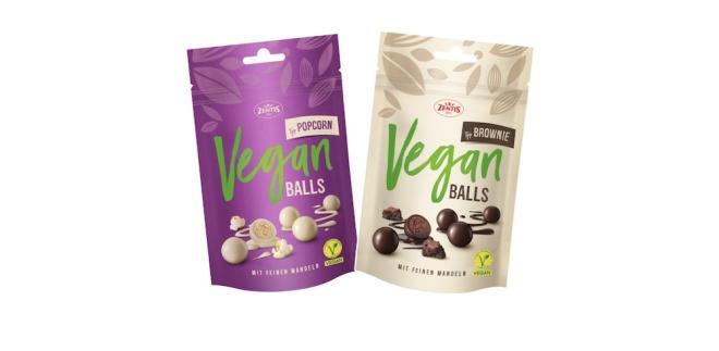 Zentis stellte auf der ISM eine rundum vegane Naschei vor: die Zentis Vegan Balls.