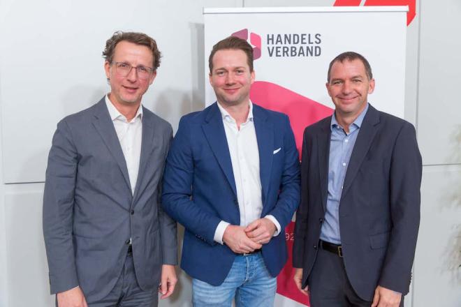 v.l.: Hannes Lindner (S+M), Rainer Will (HV), Roman Schwarzenecker (S+M)