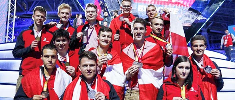 Die Medaillengewinner der WorldSkills 2019 in Kazan