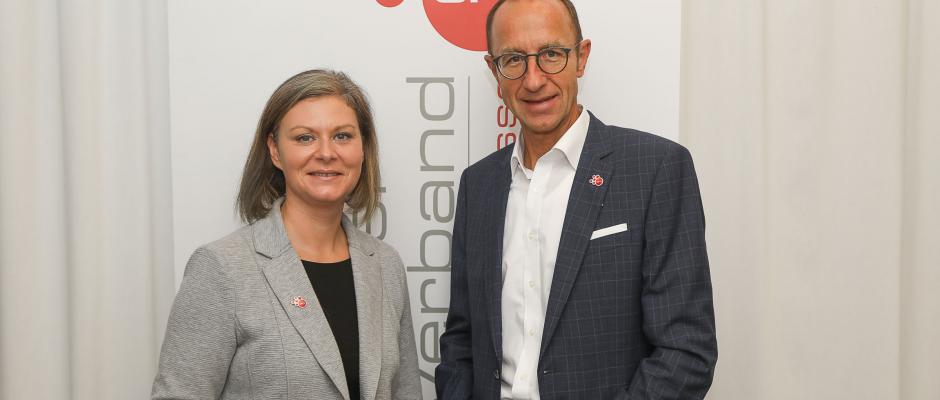 Barbara Steiner und Andreas Haider Franchise-Verband