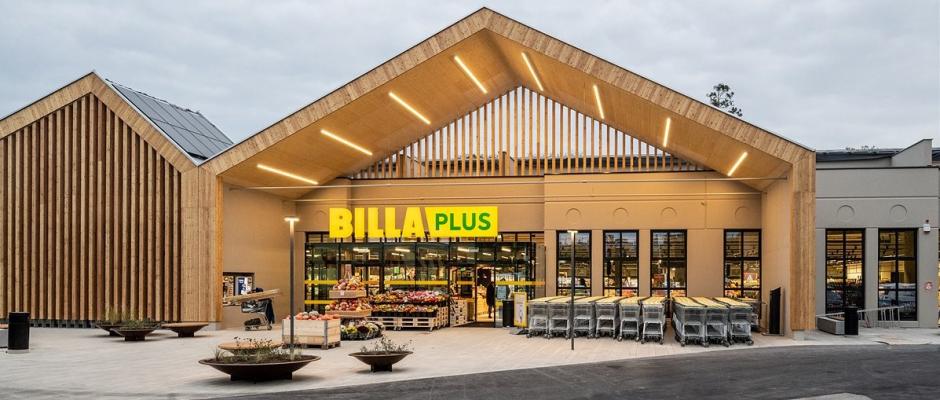 Billa Plus eröffnet in Baden die "grünste" Filiale Österreichs.