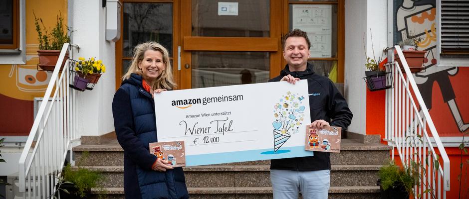 Amazon finanziert einen Monat Logistikkosten für Wiener Tafel
