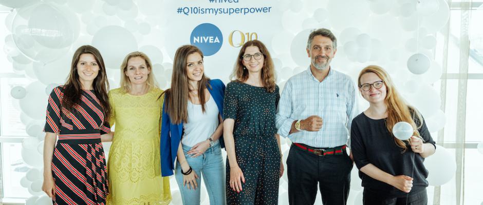 Das Beiersdorf Team v.l. Juliane King, Martina Treiblmeier, Jasmina Peric, Julia Weise, Alvaro Alonso, Alina Kalenka