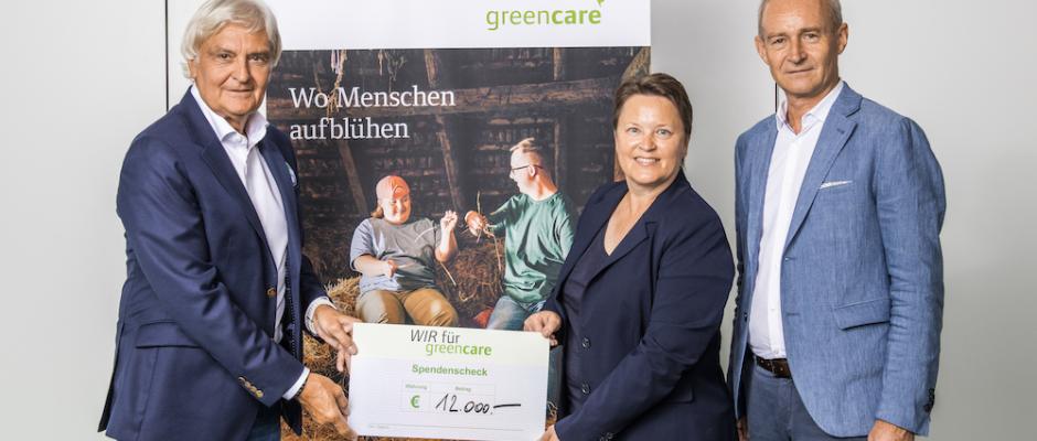 Wolfgang Hötschls Geburtstagsgäste spenden 12.000 Euro für Green Care