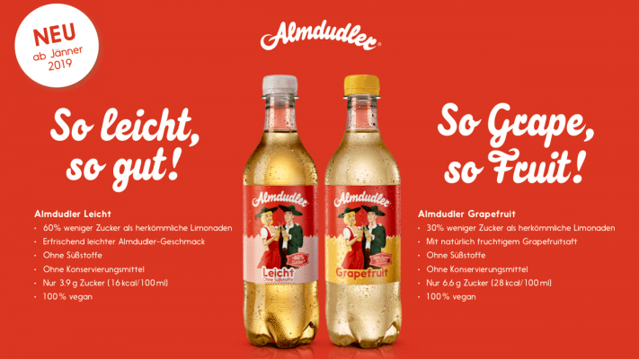 Almdudler Grapefruit & Almdudler Leicht