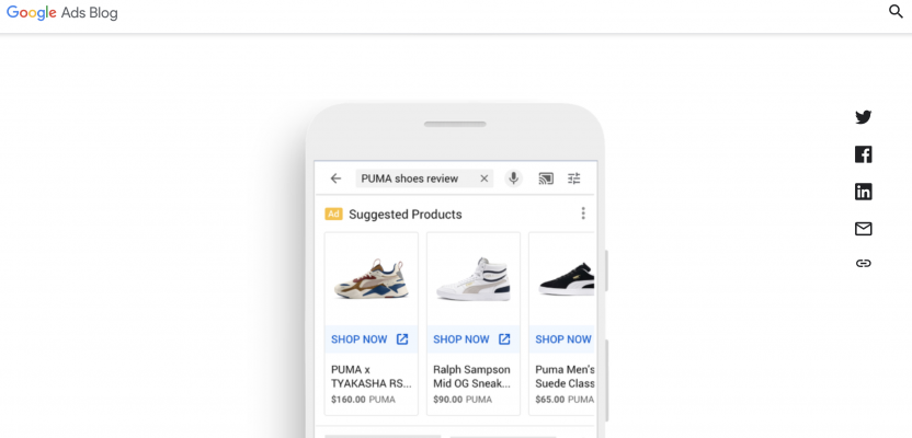 Google führt Shopping-Anzeigen auf der YouTube-Startseite und den YouTube-Suchergebnissen ein.