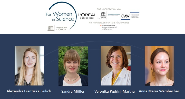 For Women In Science Stipendium 2020 - die Stipendiatinnen