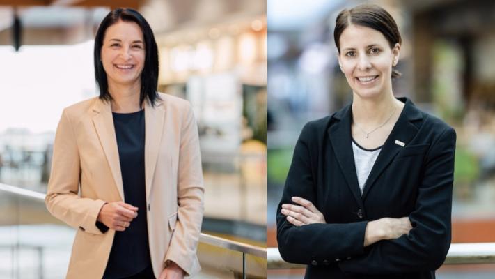 Neue SES-Centermanagerinnen Doris Panagl (li.) und Marie-Theres Skribanowitz