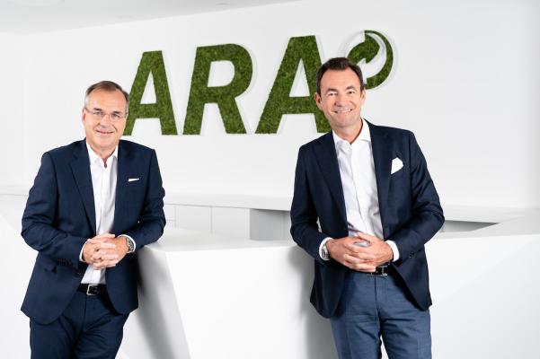 Vertriebsvorstand Harald Hauke (re.) wird Vorstandssprecher der ARA. Martin Prieler übernimmt ab 1. Oktober als neuer Vorstand von Scharff die Geschäftsbereiche Produktion, IT und Finanzen.
