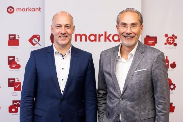 Markant AG Geschäftsführer Dominik Scheid (li.) und Markant Österreich Geschäftsführer Thomas Zechner.