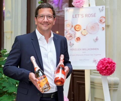 Mag. Philipp Gattermayer, Geschäftsführer Henkell Freixenet Austria, lud zum exklusiven Afterwork-Rosé-Tasting.