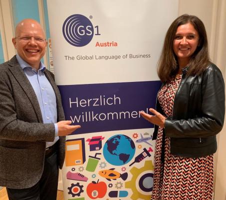 Wechsel im GS1 Beirat: Dr. Andreas Nentwich (Maresi) und Jasminka Dzebic (Metro)