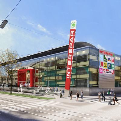 Interspar-Einkaufszentrum in Wien-Ottakring: Baustart für die Modernisierung