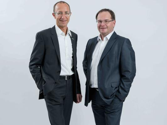 Unimarkt Geschäftsführung: Dkfm. Andreas Haider (li.) und Mag. Robert Knöbl