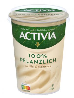 Activia 100 % Pflanzlich  Vanille-Geschmack