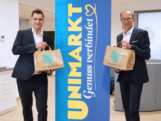 Unimarkt Vertriebsleiter Dietmar Schweitzer (li.) und GF Andreas Haider