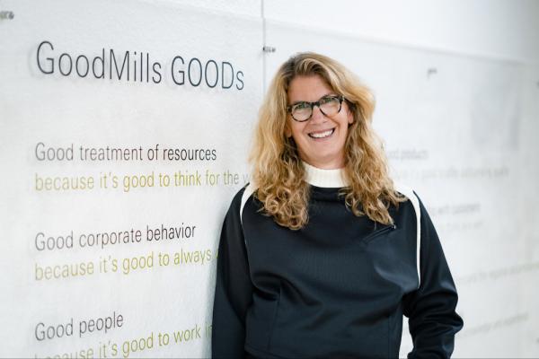 Jutta Schock ist bei GoodMills Innovation für Food-Innovationen verantwortlich. Ihre Einblicke ins Geschäft mit „Getreide“ sind wegweisend.