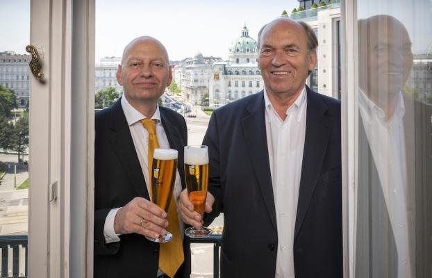 Bierland Österreich: Geschäftsführer Mag. Florian Berger (li.) und Obmann Mag. Sigi Menz.