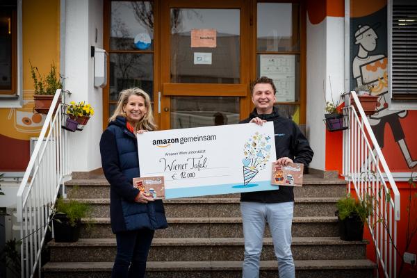 Amazon finanziert einen Monat Logistikkosten für Wiener Tafel