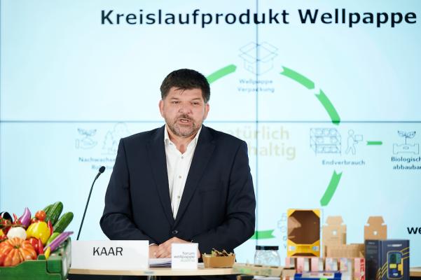 Stephan Kaar, Sprecher des Forum Wellpappe Austria.