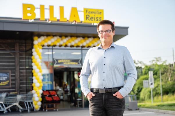 Patrick Reiss (Billa Kaufmann im 11. Wiener Gemeindebezirk) geht mit Billa als starkem Partner an der Seite den Weg in die Selbständigkeit.