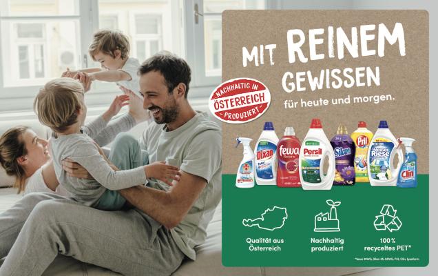 Österreich-Promotion: Henkel setzt auf rot-weiß-rote Herkunft