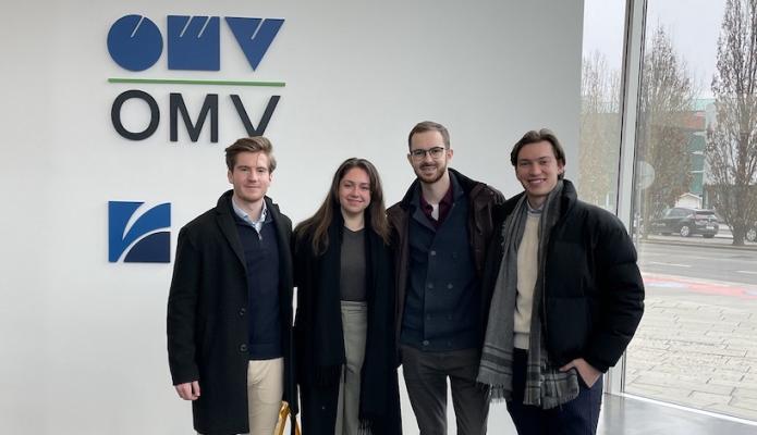 OMV: Max Palmetzhofer, Carolina Kortner, Peter Wimberger und David Leibovitz