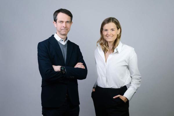 Die neue Geschäftsführung der ACL advanced commerce labs GmbH: Bernhard Erkinger und Clarissa Lehner 