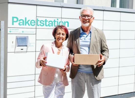 Margarete Gumprecht, Obfrau der Sparte Handel, und Davor Sertic, Obmann der Sparte Transport und Verkehr in der Wirtschaftskammer Wien