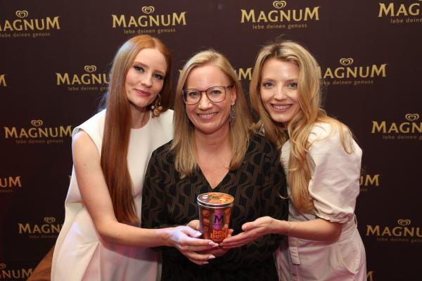  Barbara Meier, Andrea Huber-Schallmeiner (Category Lead Ice Cream Unilever Austria) und Chiara Pisati