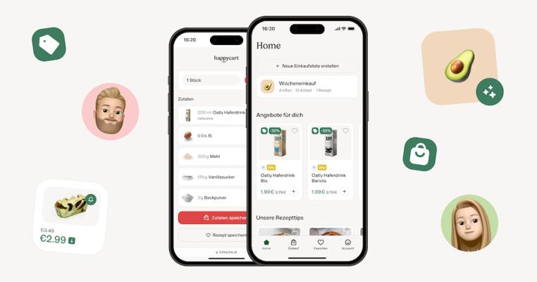 Retail Media neu gedacht: happycart revolutioniert Einkaufserlebnis mit smarter App